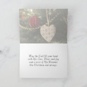 Carte Préparez-Lui une place dans vos coeurs, chant de N (Intérieur)