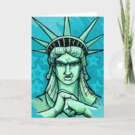 Carte Préparez pour poinçonner quelque chose liberté (Devant)