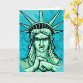 Carte Préparez pour poinçonner quelque chose liberté (Fleur jaune)