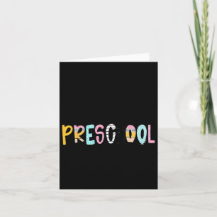 Carte Préppy Carnet de crayon enseignant Bonjour Prichoo