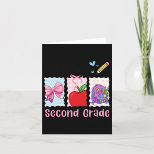 Carte Preppy Girly Retour À L'École Bonjour Thé De Deuxi