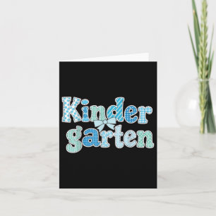 Carte Preppy Kindergarten Teacher Team Bow Retour À L'Éc