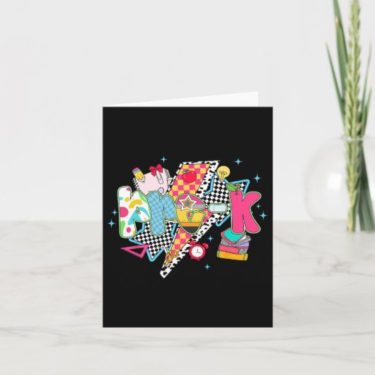 Carte Preppy Pre-k Dream Team Preschool Back To School T (Devant)