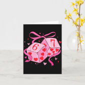 Carte Preppy Six Seven Valentine 6 7 Meme Funny Coquette (Fleur jaune)