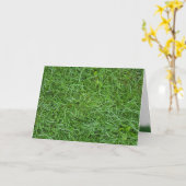 Carte près de l'herbe verte (Fleur jaune)