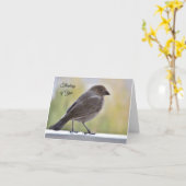 Carte Près de mon cœur et dans mes prières - Pensées pou (Fleur jaune)