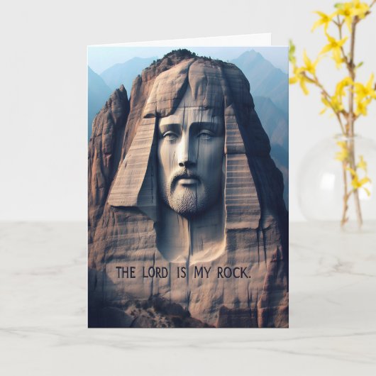 Carte Présence divine parmi les montagnes (Fleur jaune)