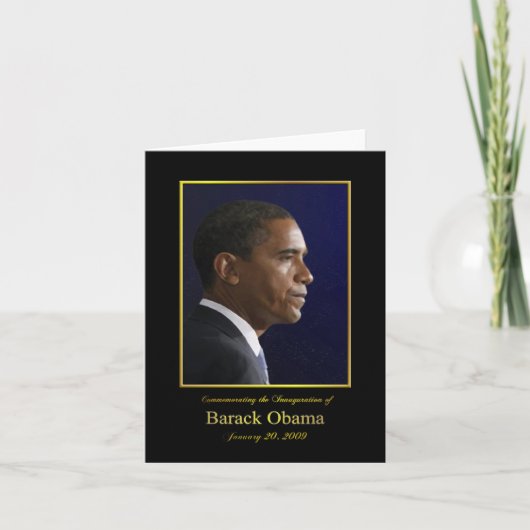 Carte Président Barack Obama (Devant)