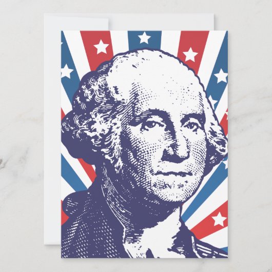 Carte président George Washington (Devant)