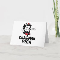 Président Meow (Mao) Design