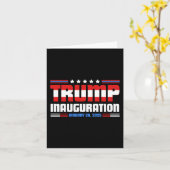 Carte Président Trump (Fleur jaune)