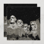 Carte Présidents américains du mont Rushmore,   (Devant / Derrière)