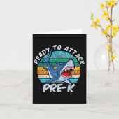 Carte Prêt À Attaquer Le Requin D'Avant-Garde Premier Jo (Fleur jaune)