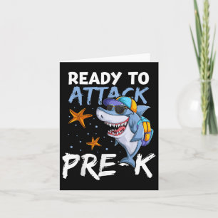 Carte Prêt À Attaquer Les Appareils Pré-k, Retour À L'Éc