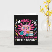 Carte Prêt À Axolotl Question 4e 1re année 4e jour 4e (Fleur jaune)
