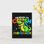 Carte Prêt À Écraser Le Dinosaure De 2E Année Premier Jo (Fleur jaune)