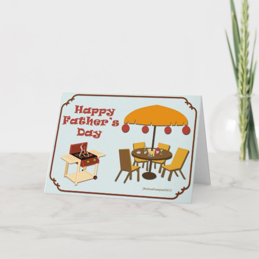 Carte Prêt à griller la Fête des pères (Devant)