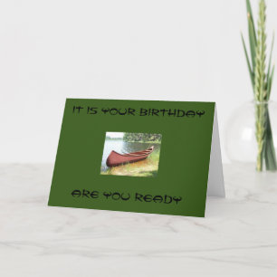 CARTE **PRÊT À SE DÉTENDRE ET AVOIR UN JOLI ANNIVERSAIRE