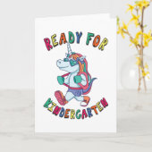 Carte Prêt pour la maternelle (Fleur jaune)