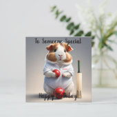 Carte Prêt Pour Le Pitch, Cochon De Guinée (Debout devant)