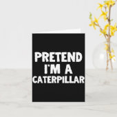 Carte Pretend I'm A Funny Halloween Costume Humor (Fleur jaune)