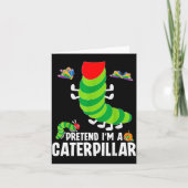 Carte Pretend I'm A Funny Lazy Halloween Costume (Devant)