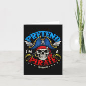 Carte Pretend I'm A Rate Costume Funny Halloween Shirt B (Devant)