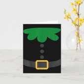 Carte Pretend I'm An Elf Christmas Quick Costume Lazy Pa (Fleur jaune)