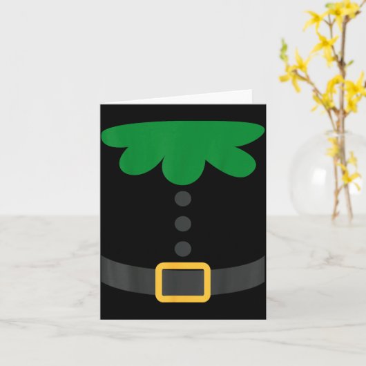 Carte Pretend I'm An Elf Christmas Quick Costume Lazy Pa (Fleur jaune)