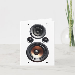 Carte Prétendez que je suis un haut-parleur audio stéréo