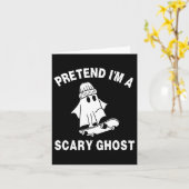 Carte Prétendre que je suis un fantôme effrayant Costume (Fleur jaune)