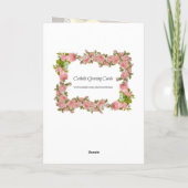 Carte Prêtre catholique de St Martin de Porres (Dos)