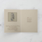 Carte Prêtre catholique Paroles d'encouragement (Intérieur)