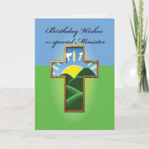 Carte Prêtre de la Croix d'Anniversaire