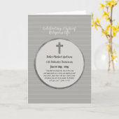 Carte Prêtre d'Ordination du 25e anniversaire - N'IMPORT (Fleur jaune)