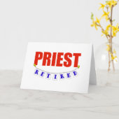 CARTE PRÊTRE RETRAITÉ (Fleur jaune)
