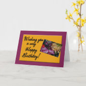 Carte Pretty Bouquet Birthday Card (Fleur jaune)