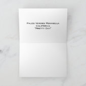 Carte Pretty Day (Intérieur)