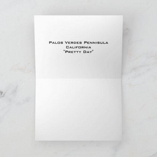 Carte Pretty Day (Intérieur)