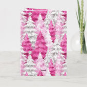 Carte Pretty Pink Glam Christmas Ornament (Dos)