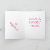 Carte Pretty Pink Pony, Filles (Intérieur)