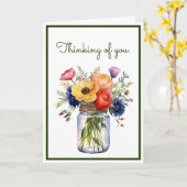 Carte Pretty Thing of You Watercolor Flowers (Fleur jaune)