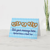 Carte Pretzel Party Pread Twists - 5 options de texte pe (Devant)