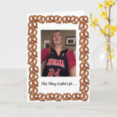 Carte Pretzel pour Deb's Retirement Edition 2 (Fleur jaune)