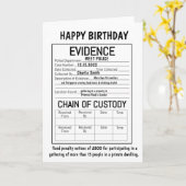 Carte PREUVE (Fleur jaune)