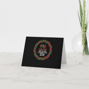 Carte Preuve de couture que j'ai la patience de poignard