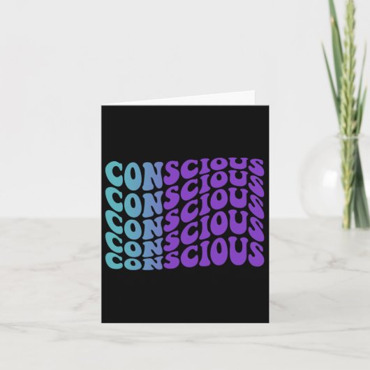 Carte Prévention consciente du suicide Sensibilisation à (Devant)