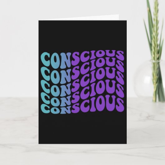 Carte Prévention du suicide conscient Sensibilisation à (Devant)