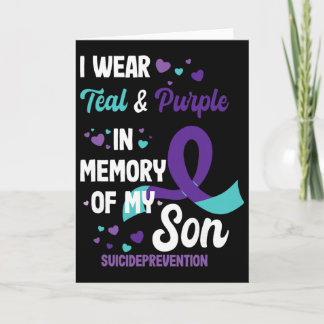Carte Prévention du suicide en mémoire du fils 