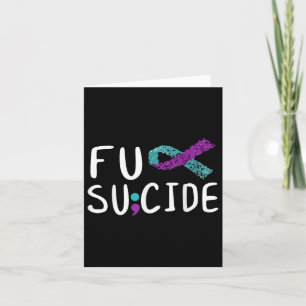 Carte Prévention du suicide Sensibilisation Soutien au r